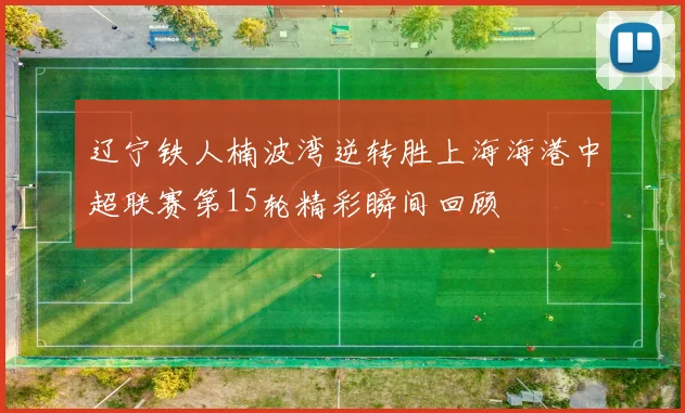 辽宁铁人楠波湾逆转胜上海海港中超联赛第15轮精彩瞬间回顾